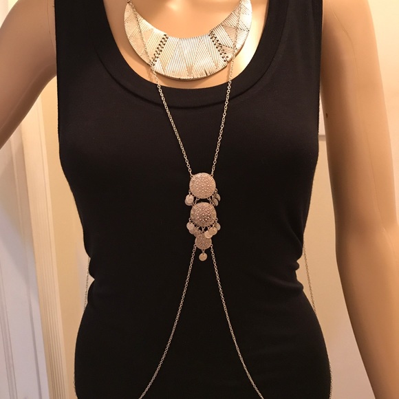 Stunning Vintage Body Chain – Silver Vibes - Picture 6 of 8